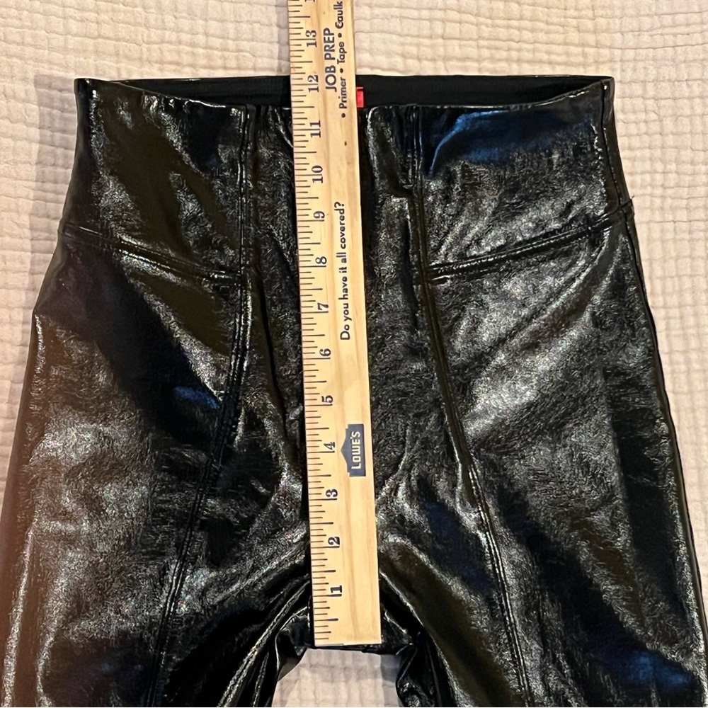 Spanx Faux Patent Leather Leggings Black XS - Picture 13 of 16